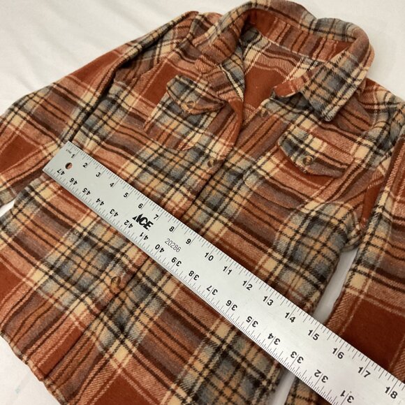 kid Size S and adult Size L set  & Plaid Flannel Button-Up Shirt With Dual - Picture 9 of 10
